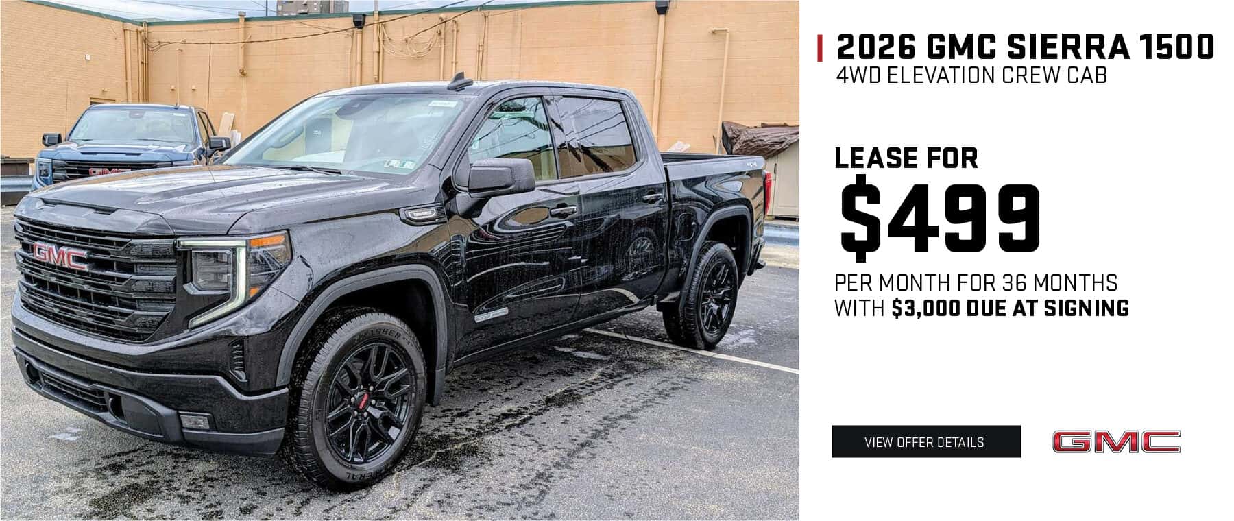 2026 GMC Sierra 1500 4WD Elevation Crew Cab
