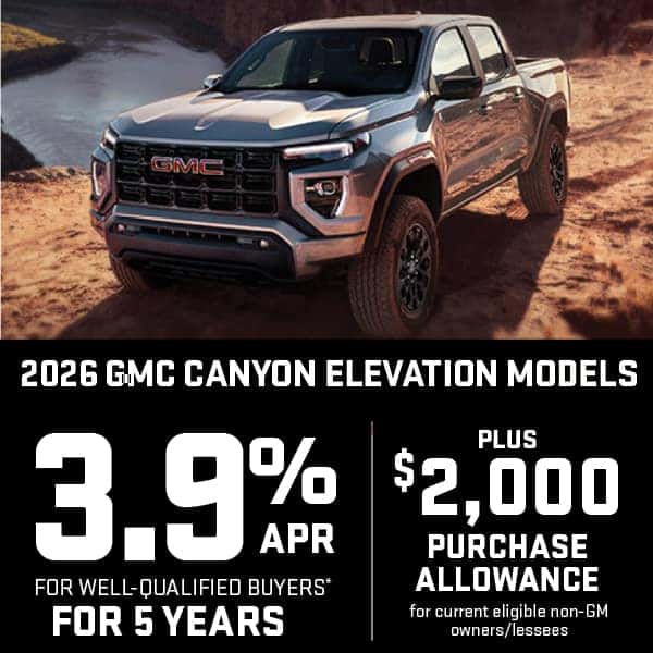 2026 GMC CANYON ELEVATION MODELS