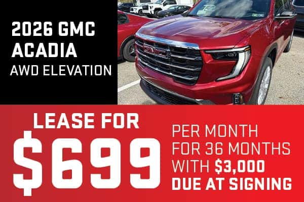 2026 GMC Acadia