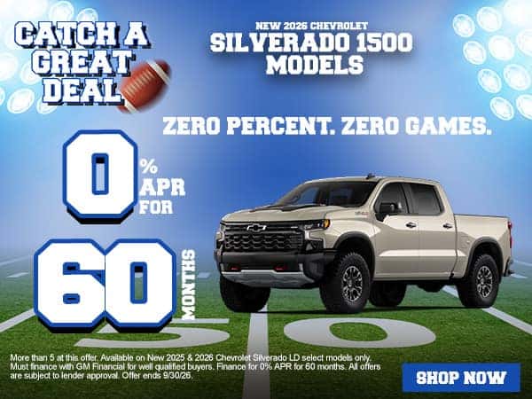 New 2026 Chevrolet Silverado 1500 Models