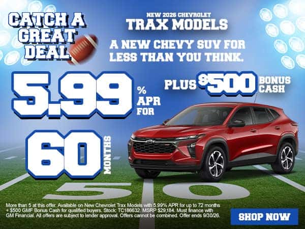 New 2026 Chevrolet Trax Models