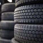 stacks of tires