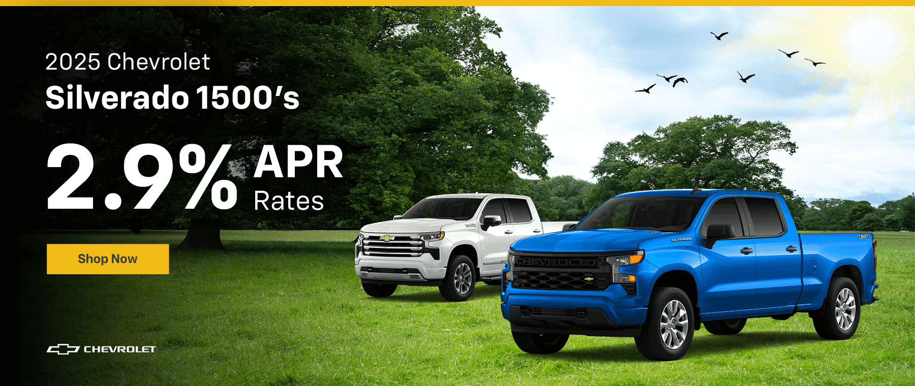 2025 Silverado 1500's 2.9% APR Rates!