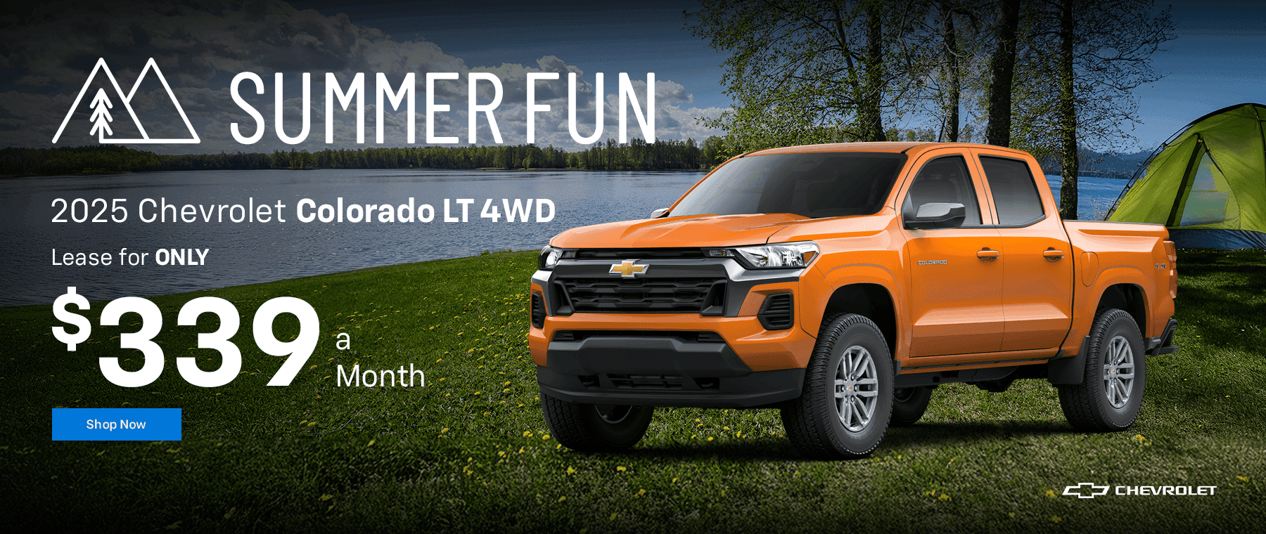2025 Chevrolet Colorado LT 4WD Lease for only $339 a month!