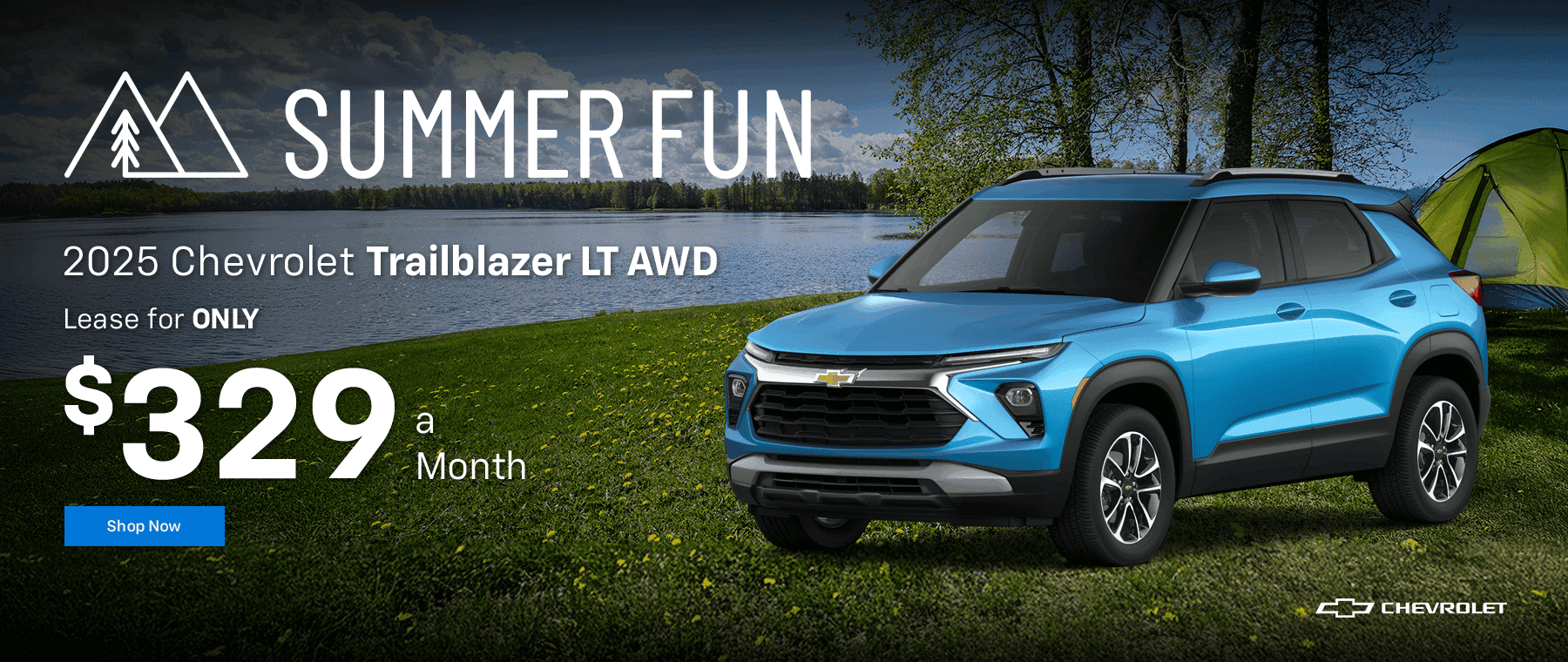 2026 Chevrolet Trailblazer LT AWD Lease for only $329 a month!