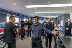 Part's Mananger Sean Woodworth celebrates 15yrs with Three Point Motors