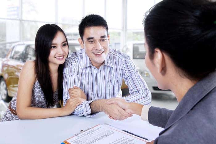 Couple Financing Toyota Car