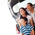 Family Sitting in SUV