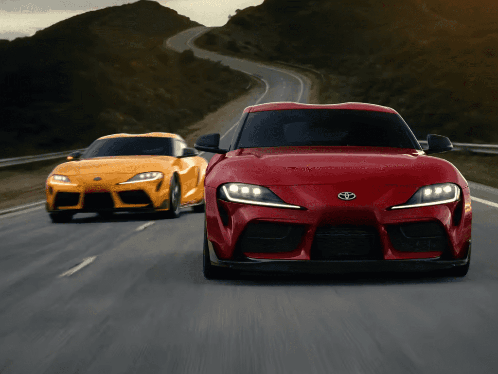 2023 Toyota GR Supra on Road