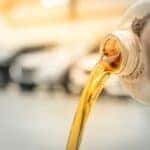 Oil pouring