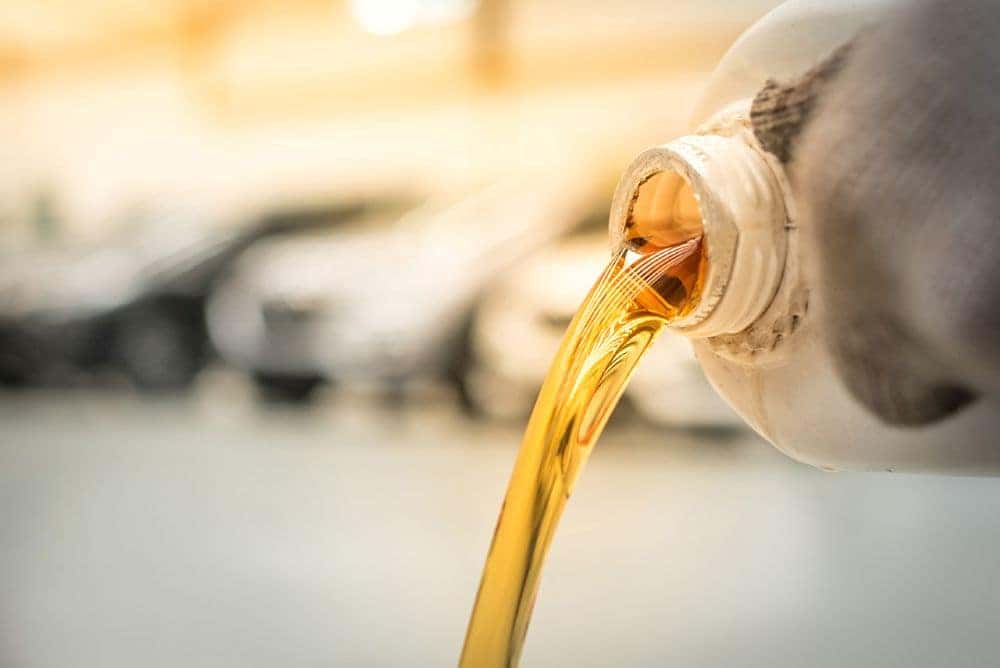 Oil pouring