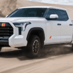 23026 Toyota Tundra driving in sand