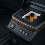 2026 Toyota Sienna interior refrigeration unit with drinks inside