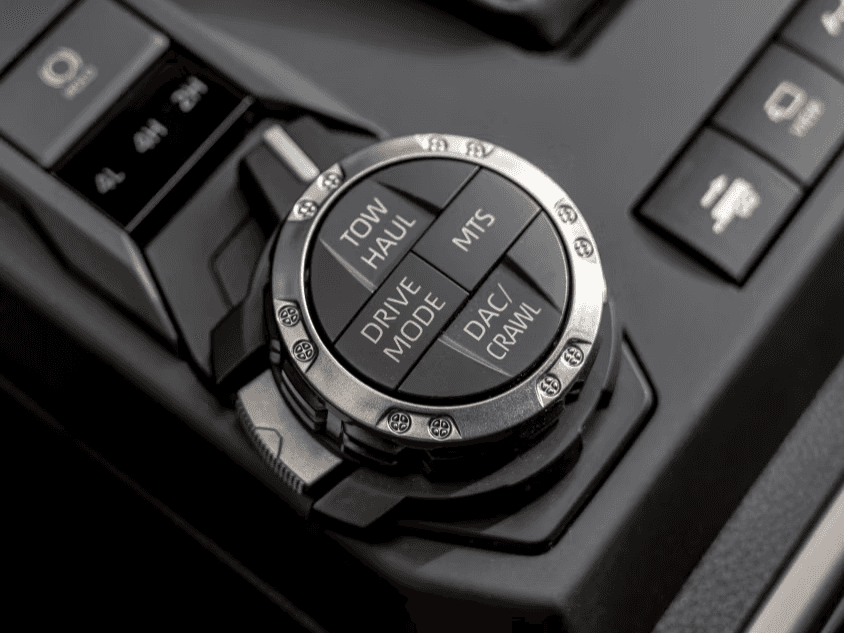 Drive mode selector in the 2026 Toyota 4Runner