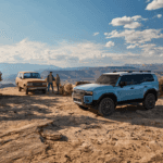2027 Toyota Land Cruiser near a cliff's edge