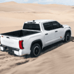 Toyota Tundra driving in the sand