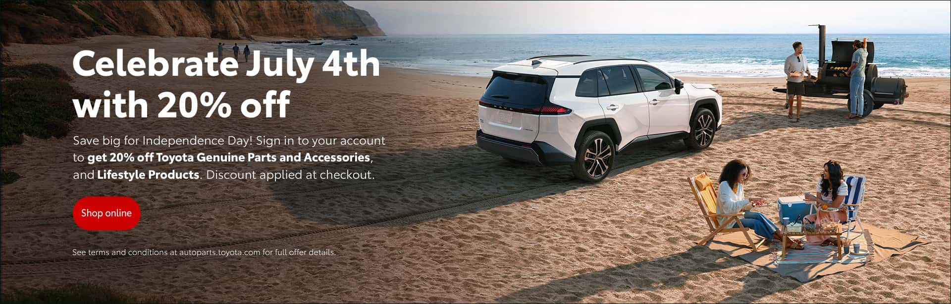 Celebrate Jult 4th with 20% Off