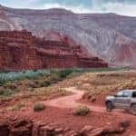 2019 Toyota Tacoma Towing in the desert