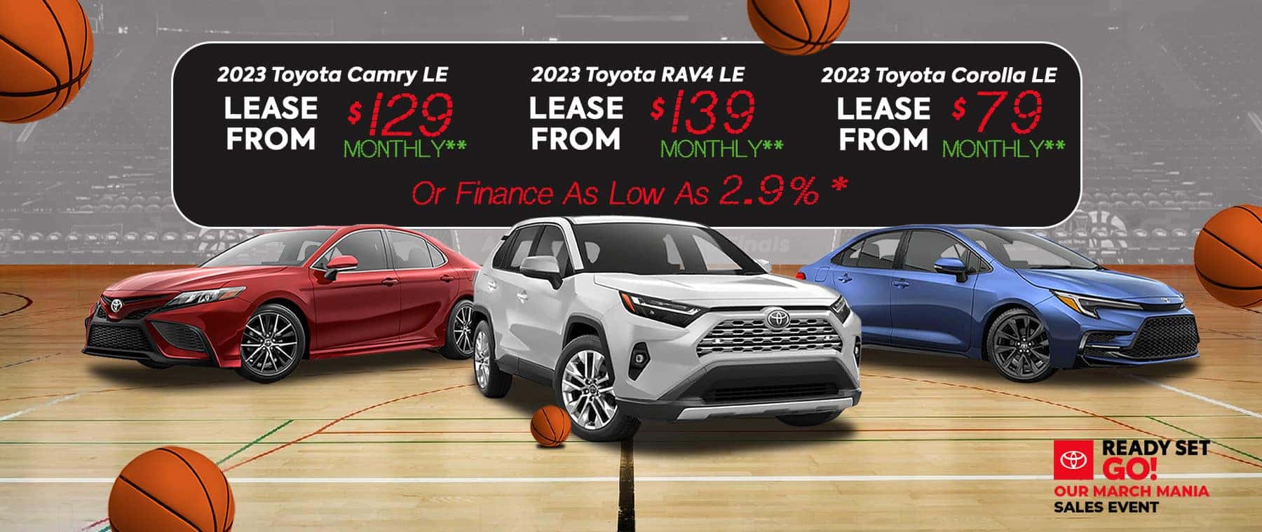Ready Set Go! March Madness Sales Event at Toyota of North Miami