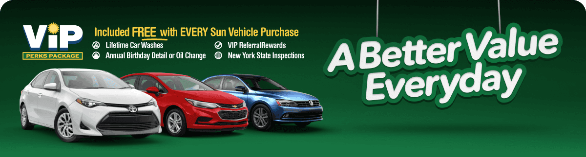 It's your choice this month at Sun Auto in Chittenango, Cortland, and Cicero, New York! Save on these incredible values with special event sale pricing!