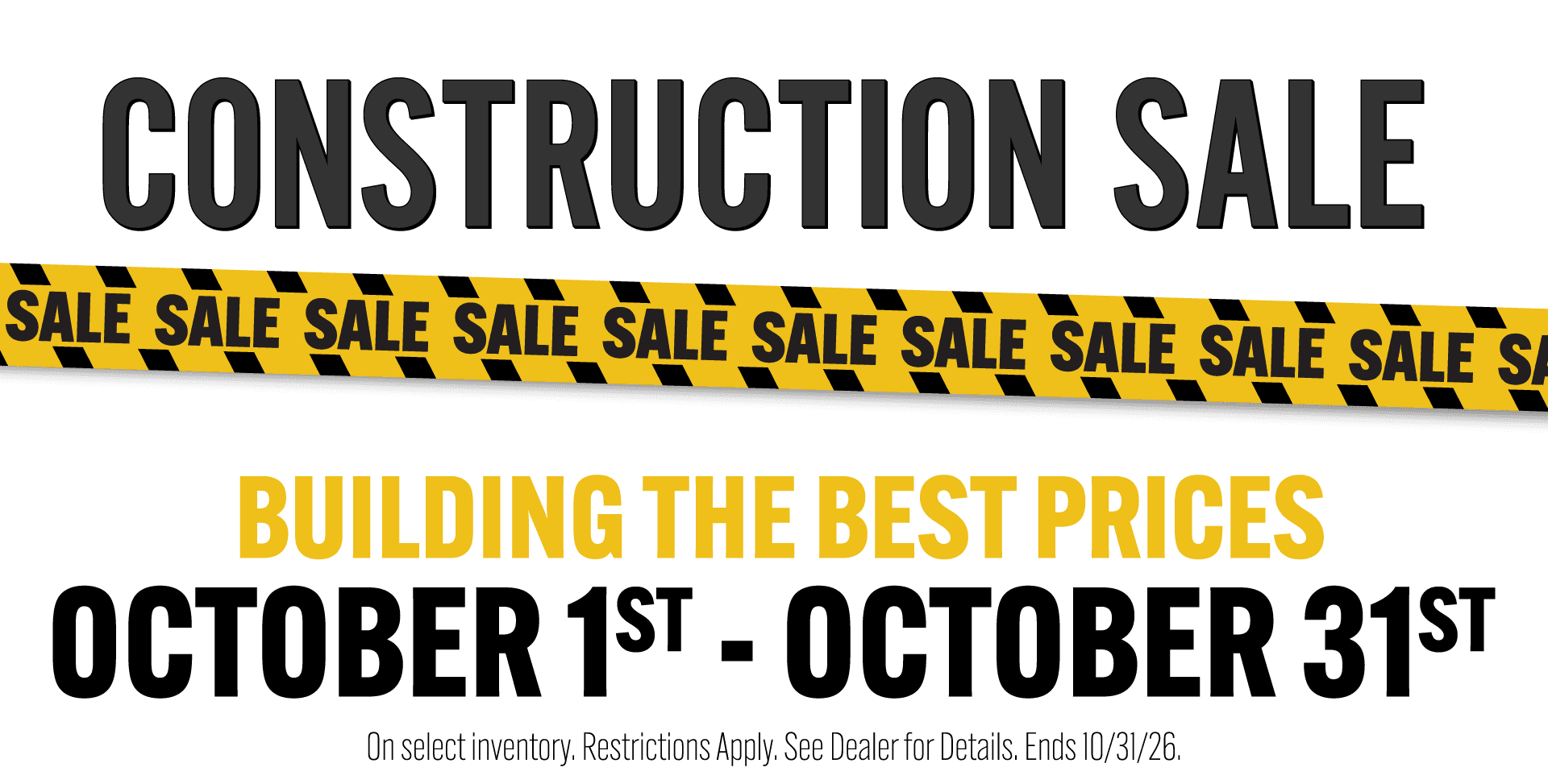 Construction Sale