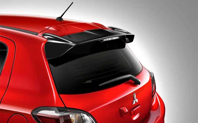 2022 Mitsubishi Mirage Black Edition Rear Angle Image