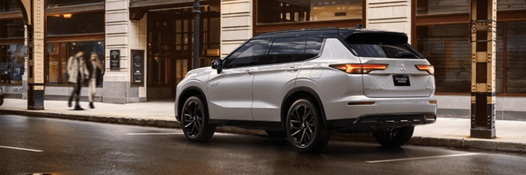 White Exterior Mitsubishi Outlander PHEV