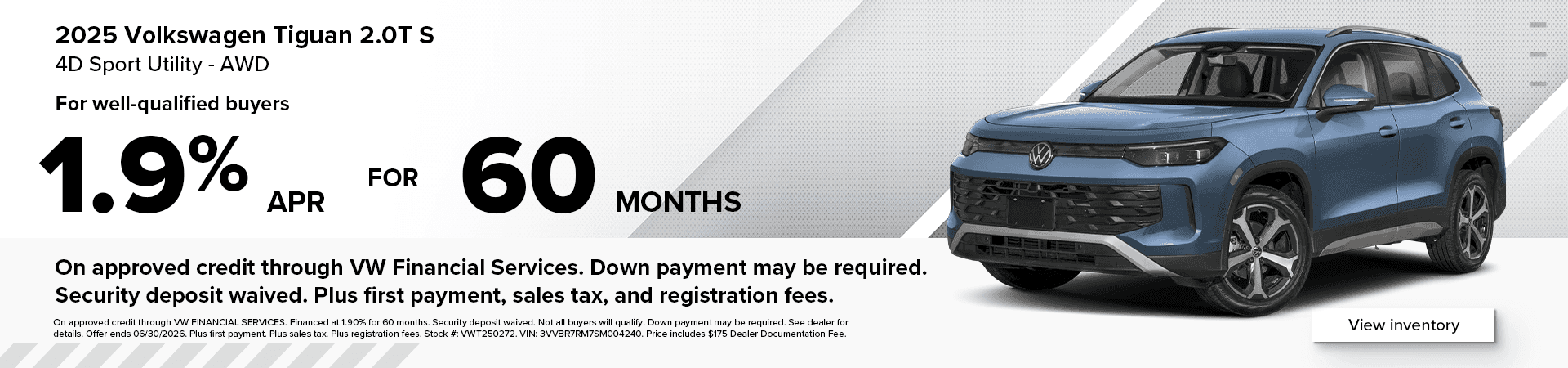 Tiguan APR Offer