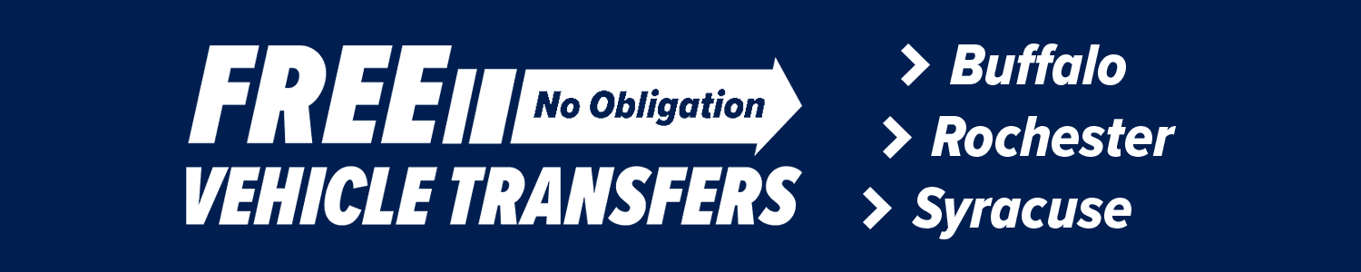 Free Vehicle Transfers between any West Herr location across Buffalo, Rochester, and Syracuse